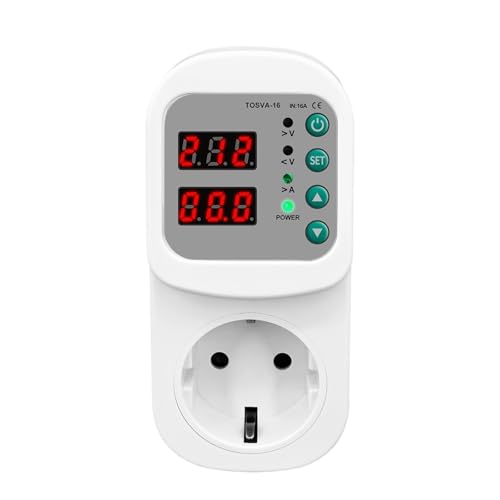 Automatic Voltage current Protector Socket AC 110V 220V Adjustable 16A Power Surge Protector Plug Socket TOSVA-16 von MYGZNDDEV