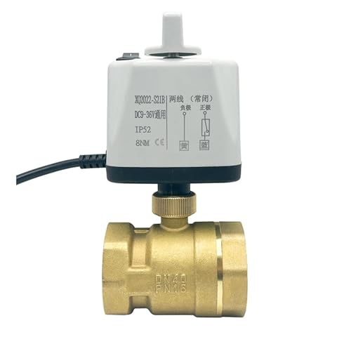 DN15 DN20 DN25 DN50 Normally Closed/Open Electric Ball Valve With Manual Switch 2 Way Brass Motorized Ball Valve 8N.M Big Torque(DN25,NORMALLY CLOSED_110VAC) von MYGZNDDEV