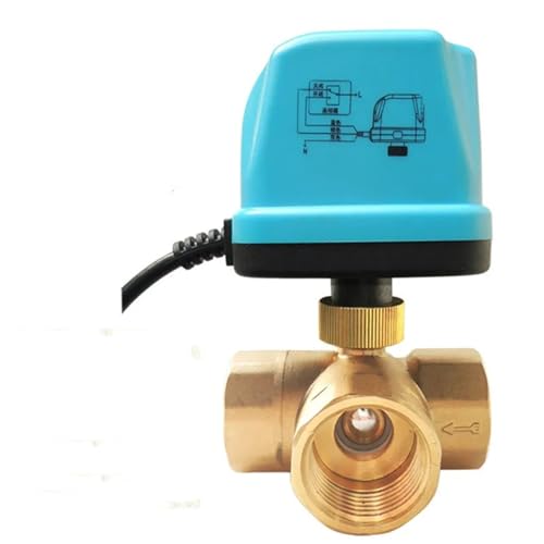 DN15-DN40 DC5V DC12V DC24V AC220V 3 way Three line two way control valves electric motorized ball valve T typle ball valve(DN32,DC24V_CN01) von MYGZNDDEV