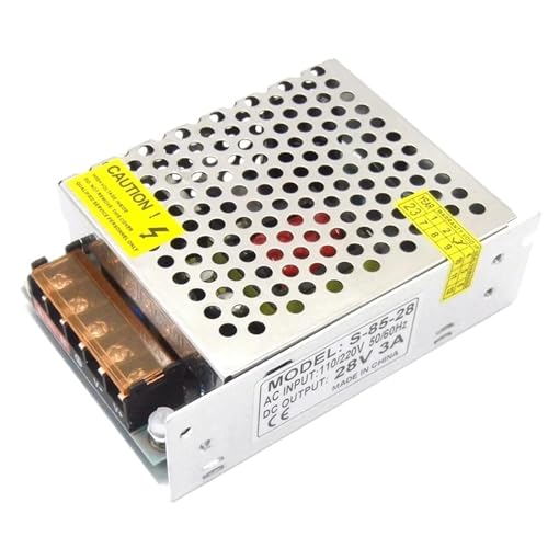 MYGZNDDEV 26V 28V 2A 3A Switching Power Supply AC110V 220V to DC Switch Driver 52W 56W 80W 84W SMPS Access Transformer Video Intercom(26V,3A) von MYGZNDDEV