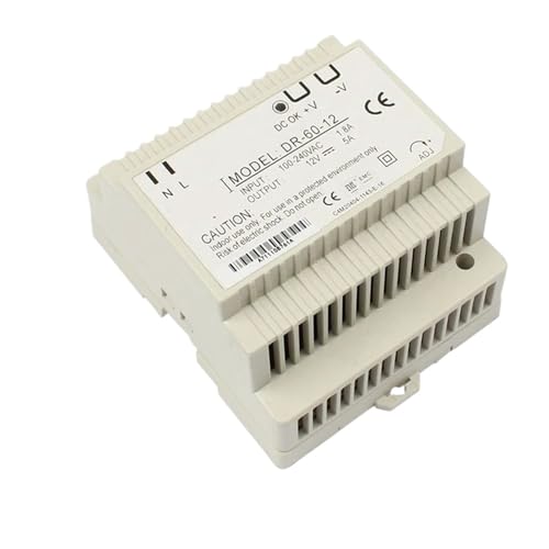MYGZNDDEV Din Rail Power Supply 60W 5V 12V 24V Power suply 24V 60W ac dc Converter DR-60-24 DR-60-5 DR-60-12 DR-60-15(15V) von MYGZNDDEV