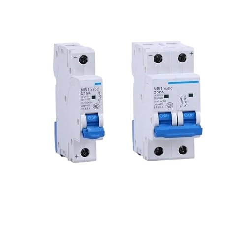 NB1-63DC 1P 2P MCB Mini DC Circuit Breaker DC 12V 24V 250V FOR PV (Solar) system 10A 16A 20A 32A 40A 63A(32A,4P DC1000V) von MYGZNDDEV