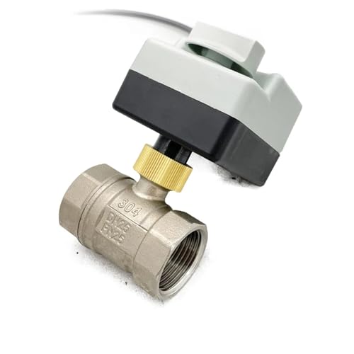 Stainless Steel 1/2" 3/4" 1" Motorized Ball Valve Three Wire Two Point Control Electric Ball Valve With Manual Switch(3/4",12V-24V) von MYGZNDDEV