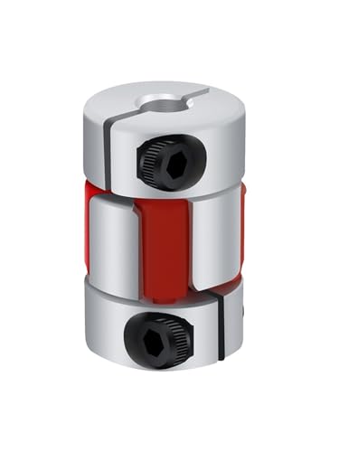 Two-jaw D14L22 Star Coupler D14 L22 Aluminum Alloy Spider Coupling Solid Rubber Mat/6/6.35/8/10/mm for 3D Printer CNC couples(6x6) von MYGZNDDEV