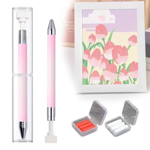 MYIHUIHUI Diamond Art Nachfüllbarer Wachsstift Nail Art Strass Picker Pens Automatischer nachfüllbarer Wachsstift for Diamantmalerei(1pcs-b) von MYIHUIHUI