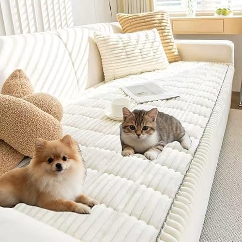 MYIHUIHUI Pawcart Couchbezug, ultraweicher, Rutschfester Plüsch mit wasserdichtem Futter, waschbar, Paw Lounge, Haustier-Couch for Hunde(#02,Large) von MYIHUIHUI