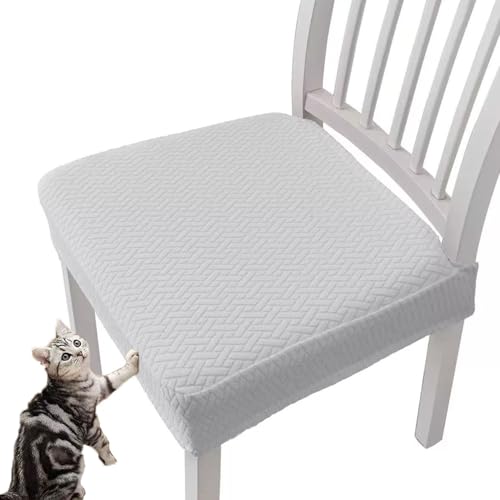 MYIHUIHUI wasserdichte Jacquard-Stuhlsitzbezüge, Sitzbezüge for Stühle, strapazierfähiger Stretch-Jacquard, abnehmbares, waschbares Set, leicht zu reinigen(#02,6pcs) von MYIHUIHUI