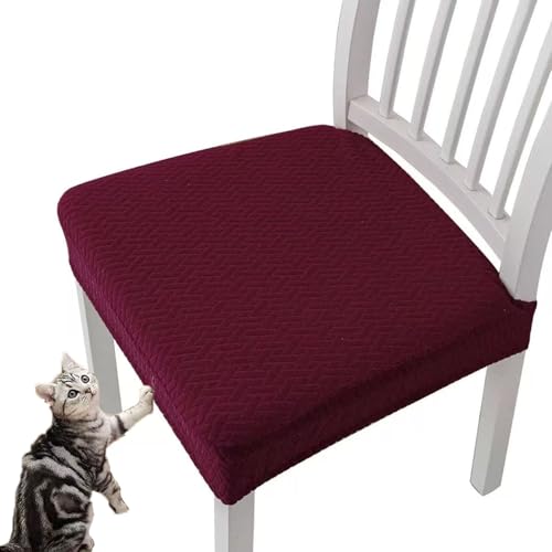 MYIHUIHUI wasserdichte Jacquard-Stuhlsitzbezüge, Sitzbezüge for Stühle, strapazierfähiger Stretch-Jacquard, abnehmbares, waschbares Set, leicht zu reinigen(#03,6pcs) von MYIHUIHUI