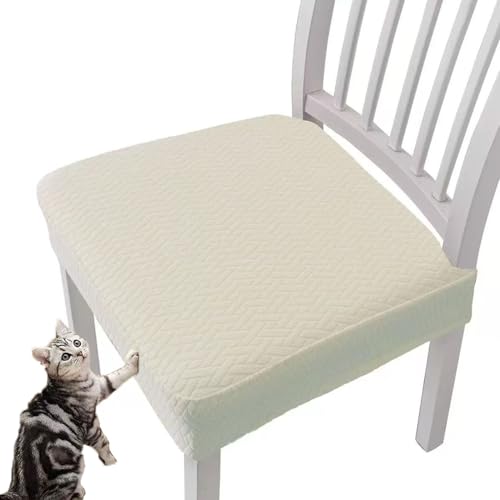MYIHUIHUI wasserdichte Jacquard-Stuhlsitzbezüge, Sitzbezüge for Stühle, strapazierfähiger Stretch-Jacquard, abnehmbares, waschbares Set, leicht zu reinigen(#09,4pcs) von MYIHUIHUI
