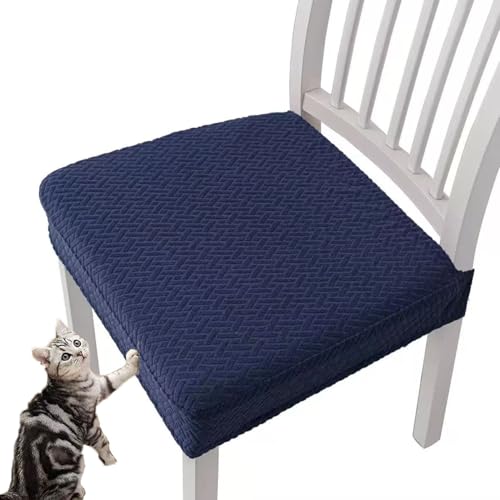 MYIHUIHUI wasserdichte Jacquard-Stuhlsitzbezüge, Sitzbezüge for Stühle, strapazierfähiger Stretch-Jacquard, abnehmbares, waschbares Set, leicht zu reinigen(#10,4pcs) von MYIHUIHUI