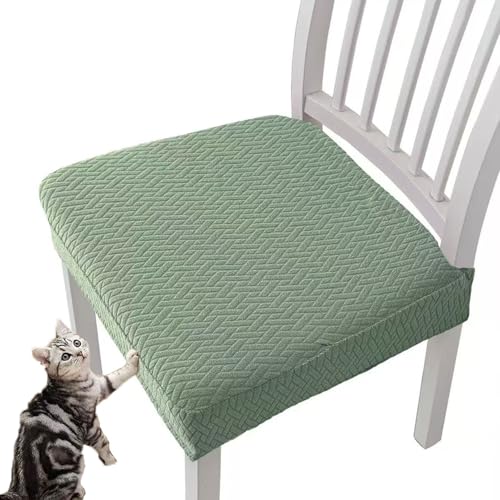 MYIHUIHUI wasserdichte Jacquard-Stuhlsitzbezüge, Sitzbezüge for Stühle, strapazierfähiger Stretch-Jacquard, abnehmbares, waschbares Set, leicht zu reinigen(#11,6pcs) von MYIHUIHUI