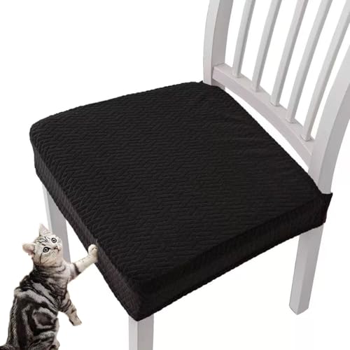 MYIHUIHUI wasserdichte Jacquard-Stuhlsitzbezüge, Sitzbezüge for Stühle, strapazierfähiger Stretch-Jacquard, abnehmbares, waschbares Set, leicht zu reinigen(#13,6pcs) von MYIHUIHUI
