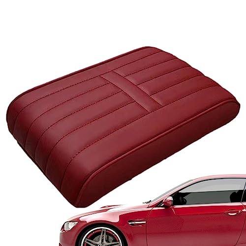 Armlehnenpolster für Auto - Auto Armlehne Box Booster Memory Foam Pad | Wasserdichte PU Leder Auto Mittelkonsole Abdeckungen, Anti-Rutsch Auto Handauflage Kissen, Auto Innenraum Zubehör Qincu-ca von MYJIO