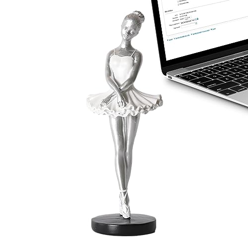 MYJIO Ballerina-Ornamente,Moderne Ballerina-Figuren aus Kunstharz | Kein Verblassen, Elegante Heimdekoration, Kunstornamente für Tischplatte, Schreibtisch, Schlafzimmer, Fensterbank, Wohnzimmer KOT- von MYJIO