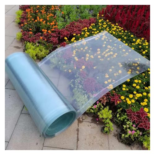 Transparentes Dachpaneel Polycarbonat Dachplatten Geeignet für Wintergärten, Carports, Gewächshäuser und Industriehallen(1.56x10m/5.12x32.8ft) von MYJIO