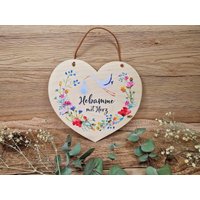 Hebamme Mit Herz Holzschild/Geschenkidee/ Dankeschön Hzs-007 Hebamme Mit Herz Holzschild/Geschenkidee/ Dankeschön Hzs-007 von MYKIDOS