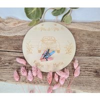Hochzeit Geldgeschenk Personalisiertes Holzschild/Hzs-006 von MYKIDOS