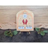 Iftar Holzschild Countdown-Kalender Ramadan/Tafel/ Geschenkidee/ Ramazan Deko von MYKIDOS