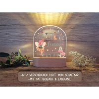 Kinder Nachtlicht Personalisiert Led Motiv Fee/Nachtlampe/ Schlummerlicht Nl-042 von MYKIDOS