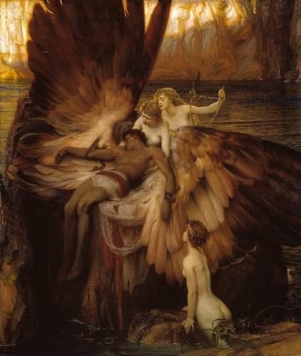 MYLHMPPJH Leinwanddruck und Poster, Wandkunst, Bildreproduktion „The Litigation of Icarus“ von Herbert Draper für Heimdekoration, 50 x 60 cm MYLHMPPJH Leinwanddruck und Poster, Wandkunst, Bildreproduktion „The Litigation of Icarus“ von Herbert Draper für Heimdekoration, 50 x 60 cm von TWODMEUYE(売店)