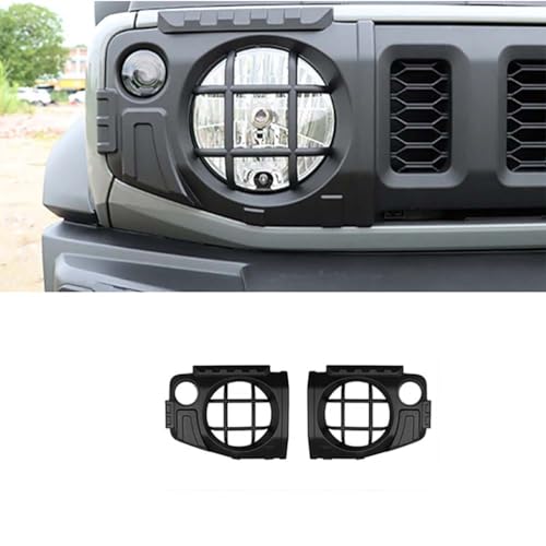 MYMOMS 2Pcs Auto Front Scheinwerfer Abdeckung Scheinwerfer Trim Dekor Für Suzuki Jimny JB64 Sierra JB74W 2019 2023 Zubehör von MYMOMS