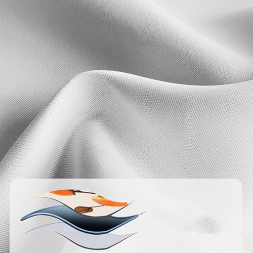 MYNVY sichtschutz terrasse Outdoor Vorhang 2 Stücke Outdoorvorhänge Wetterfest mit Ösen, Wasserdicht Outdoor Außen Gardine für Garten Terrasse Pavillon Veranda Balkon(Color:a,Size:1.8 * 2.5m) von MYNVY