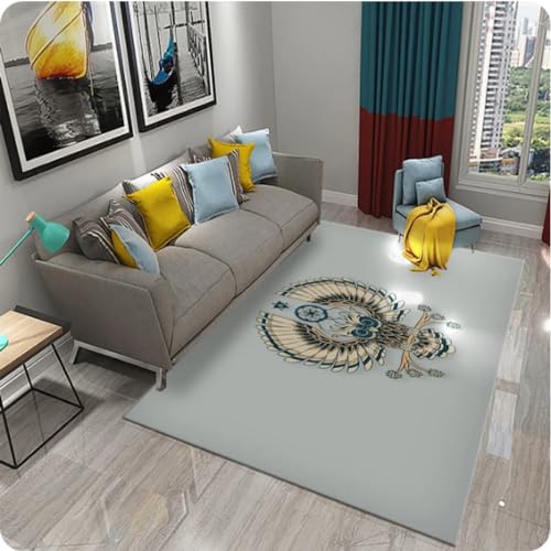 MYOBU Traumfänger 3D Teppich,Badezimmer Küche Eingang Anti-Rutsch Teppiche,Wohnzimmer Schlafzimmer Dekoration Teppich Bodenmatte von MYOBU