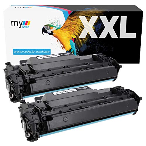 MYOFFICE 2X CF226a Tonerkartusche für HPLaserJet Pro M402d M402dn M402dne M402dw M402n MFP M426dw MFP M426fdn MFP M426fdw Kompatibel Schwarz Drucker 3100 Seiten 2er Pack von MYOFFICE