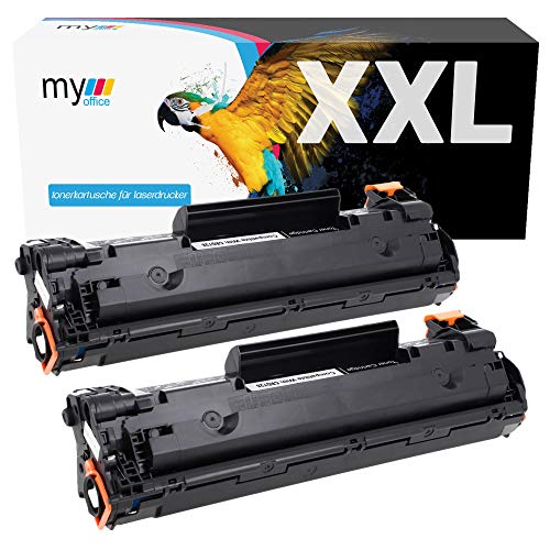 MYOFFICE 2X CRG-728 Tonerkartusche für Canon i-SENSYS MF4410 MF4430 MF4550d MF4570dn MF4580dn MF4730 MF4750 MF4780 MF4870dn MF4890 MF4890dw Kompatibel Schwarz Drucker 2100 Seiten 2er Pack von MYOFFICE