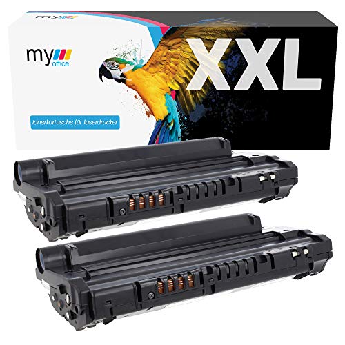 MYOFFICE 2X SCX-4200 Tonerkartusche für Samsung SCX-4200 kompatibel SCX4200 Schwarz Drucker 3000 Seiten 2er Pack von MYOFFICE