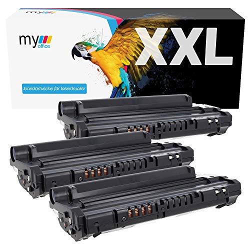 MYOFFICE 3X SCX-4200 Tonerkartusche für Samsung SCX-4200 kompatibel SCX4200 Schwarz Drucker 3000 Seiten 3er Pack von MYOFFICE