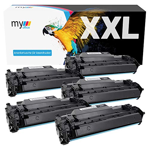 MYOFFICE 5X CF226a Tonerkartusche für HPLaserJet Pro M402d M402dn M402dne M402dw M402n MFP M426dw MFP M426fdn MFP M426fdw Kompatibel Schwarz Drucker 3100 Seiten 5er Pack von MYOFFICE