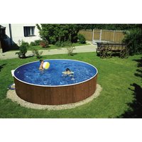 MYPOOL Rundpool, Holzoptik, ØxH: 460 x 90 cm - blau von MYPOOL