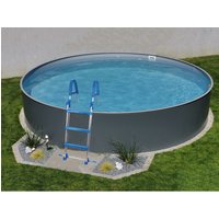 MYPOOL Rundpool, grau, ØxH: 360 x 110 cm - blau von MYPOOL