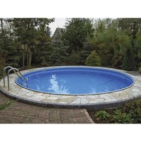 MYPOOL Rundpool, weiß, ØxH: 350 x 135 cm - blau von MYPOOL