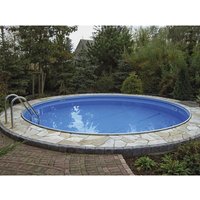 MYPOOL Rundpool, weiß, ØxH: 500 x 150 cm - blau MYPOOL Rundpool, weiß, ØxH: 500 x 150 cm - blau von MYPOOL