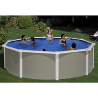 MYPOOL Rundpool , rund, Ø x H: 350 x 132 cm - grau von MYPOOL