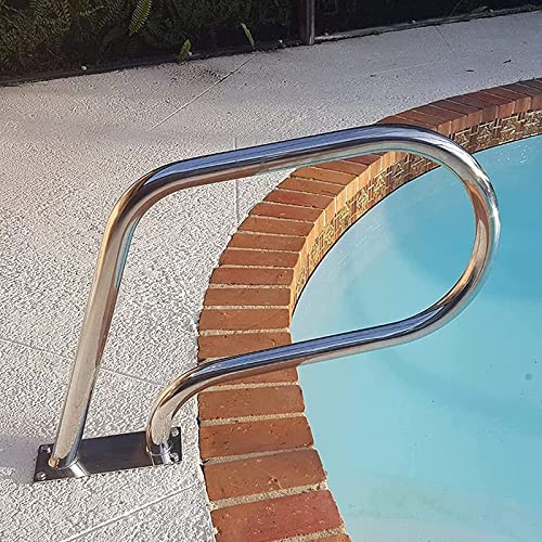 MYRDBT Schwimmbad-Handlauf, Pool-Handlauf, Pool-Handlaufgeländer Edelstahl 304 260LBS Tragfähigkeit Silber Humanisierter Schwimmbad-Handlauf Schnellmontage MYRDBT Schwimmbad-Handlauf, Pool-Handlauf, Pool-Handlaufgeländer Edelstahl 304 260LBS Tragfähigkeit Silber Humanisierter Schwimmbad-Handlauf Schnellmontage von MYRDBT