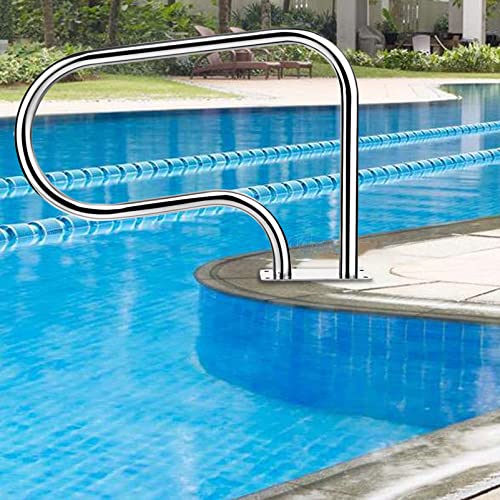 MYRDBT Schwimmbad-Handlauf, Pool-Handlauf, Schwimmbad-Handläufe, Spa-Treppenhandläufe aus Edelstahl 304 mit Schnellmontagebasis, 3-Bogen-Pool-Handläufe für Garten-Hinterhof-Pools MYRDBT Schwimmbad-Handlauf, Pool-Handlauf, Schwimmbad-Handläufe, Spa-Treppenhandläufe aus Edelstahl 304 mit Schnellmontagebasis, 3-Bogen-Pool-Handläufe für Garten-Hinterhof-Pools von MYRDBT