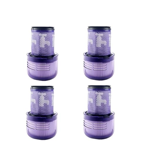 Kompatibel For Dyson V12 Cyclone Cordless Staubsauger Zubehör Post Motor Hepa-Filter Ersatz Teile(4pcs) von MYREOUDF
