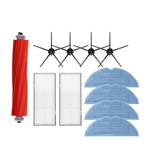 Kompatibel Mit Roborock S7 S70 S75 S7Max S7 Maxv Ultra T7S Plus S7 Pro Ultra Zubehör Hauptbürste Hepa-Filter Mops Roboter-Staubsaugerteile(Lavender) von MYREOUDF