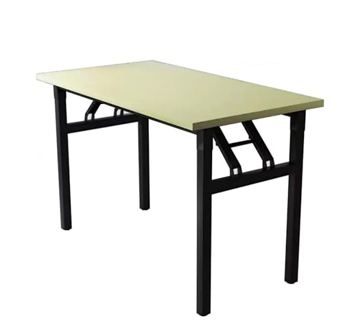 Faltbarer Schreibtisch, faltbarer Computertisch, rechteckiger Esstisch, Home-Office-Tisch, tragbarer Mini-Schreibtisch oder Arbeitstisch, für kleine Räume im Schlafzimmer, Wohnheim oder Apartment(100* von MYRTFK