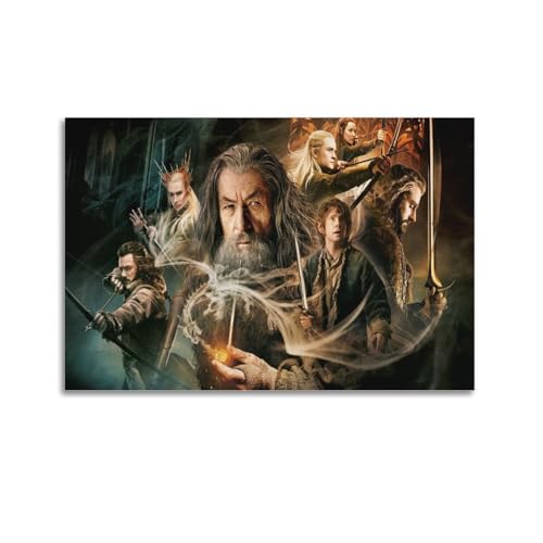 MYSJWLPOT Filmposter, Motiv: Der Hobbit 2, Die Schlacht von Smaug, dekoratives Gemälde, Leinwand, Wandposter und Kunstdruck, moderne Familienschlafzimmer-Dekoration, Poster, 20 x 30 cm von MYSJWLPOT