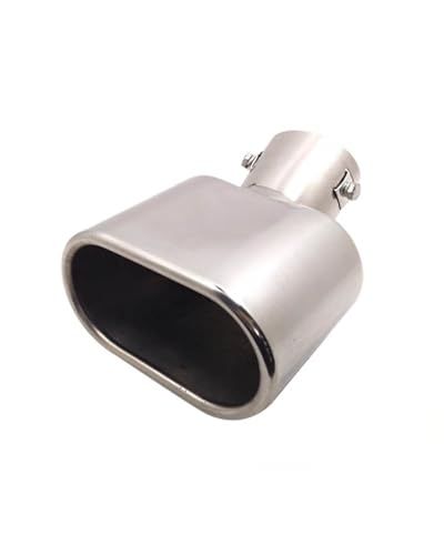 MYSSJS Auto Auspuff Ende Endrohr Universal Single Outlet Square Straight Edelstahl Tail Throat Auspuffrohr Schalldämpfer MYSSJS Auto Auspuff Ende Endrohr Universal Single Outlet Square Straight Edelstahl Tail Throat Auspuffrohr Schalldämpfer von MYSSJS