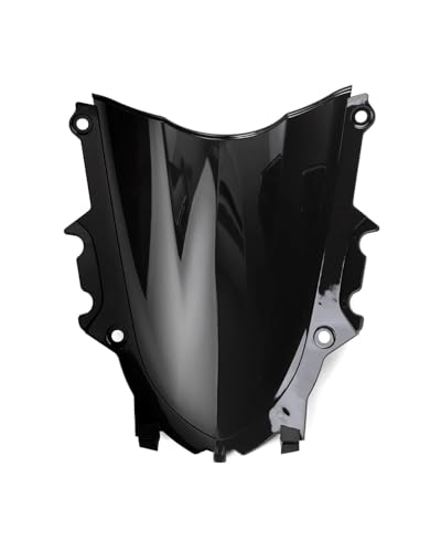 MYSSJS Windabweiser für Motorräder für Yamaha YZF R3 2019 2020, Schwarz, ABS Kunststoff, Schraubenmontage, Motorrad Windschutzscheibe von MYSSJS