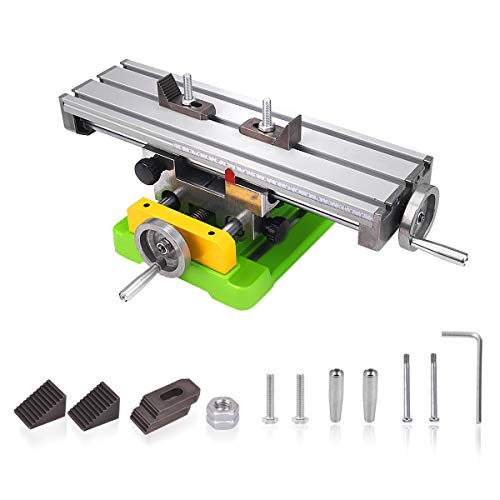 MYSWEETY MultifunctionWorktable Milling Working Cross Table Milling Machine Compound Drilling Slide Table For Bench Drill Adjustme X-Y (6350 SIZE) von MYSWEETY