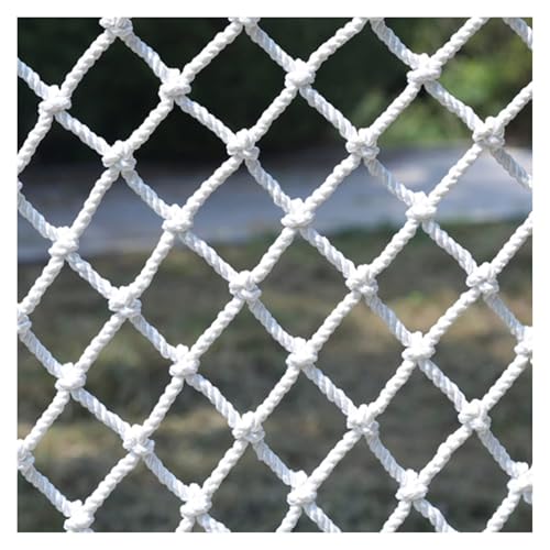 MYTGHBF Kindersicherheitsnetz, Anti-Fall-Haustierbalkon-Treppenschutznetz, weißes Webnetz, Seilzaunnetz, LKW-Frachtanhängernetz(1x5m/3x16ft) von MYTGHBF