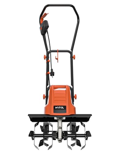 MYTOL 1500W Motorhacke Elektrisch, 45cm Arbeitsbreite, 22cm Arbeitstiefe, Leichtgewichts-gartenfräse mit 6×4 Robuste Stahlzinken, Klappbarer Griff, Doppelter Sicherheitsknopf, Überhitzungsschutz MYTOL 1500W Motorhacke Elektrisch, 45cm Arbeitsbreite, 22cm Arbeitstiefe, Leichtgewichts-gartenfräse mit 6×4 Robuste Stahlzinken, Klappbarer Griff, Doppelter Sicherheitsknopf, Überhitzungsschutz von MYTOL