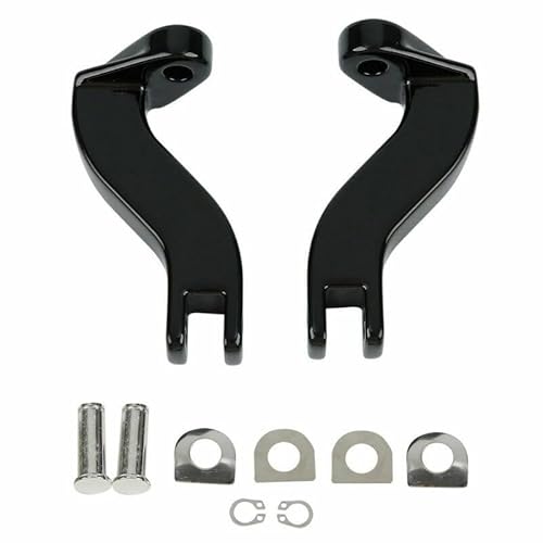 MYVPRO Fußrastenplatte Motorrad Fußrasten Fußrasten Montage Halterung Kit Für Harley Für Touring Für Road King Für Road Glide 1993-2020 Fußrasten (Farbe : Mounting Brackets) von MYVPRO