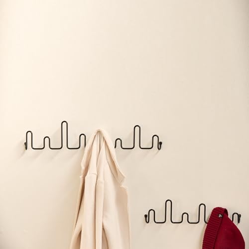 MYWIRE® Wandgarderobe (VALORA - Graphitschwarz) von MYWIRE